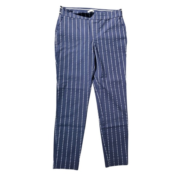 Maurices Pants - Y2K Maurices Pinstripe Pants Career Casual Stretch Blue White Size 16